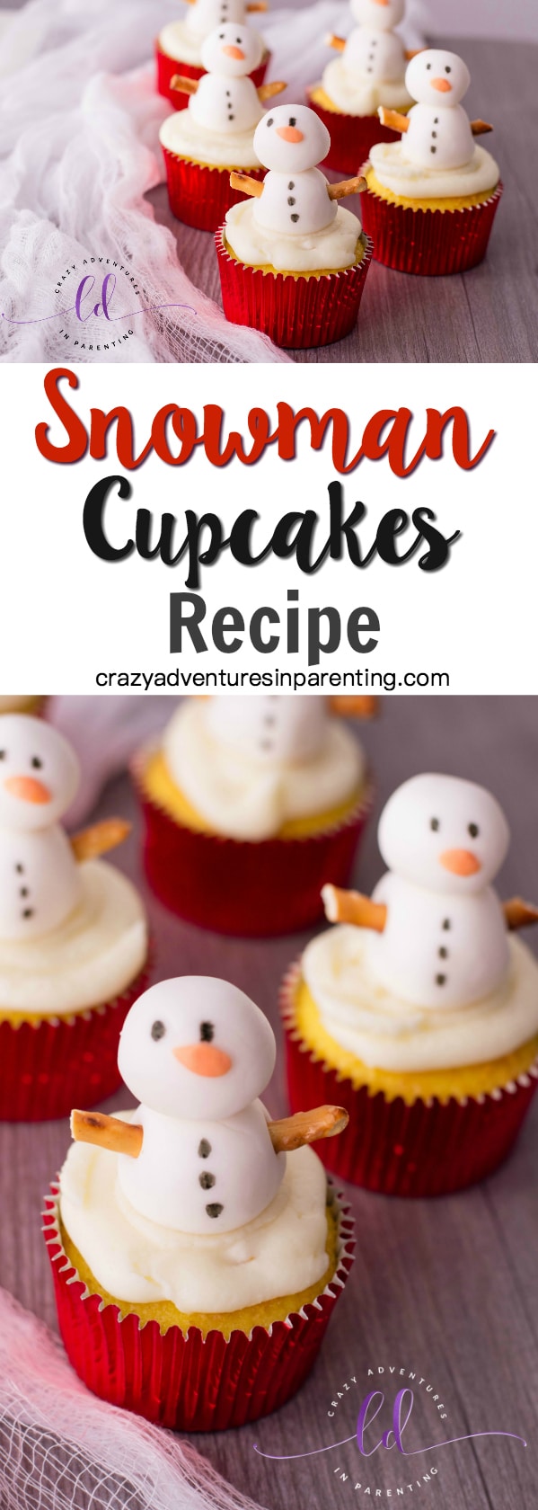 Snowman Cupcakes Recipe