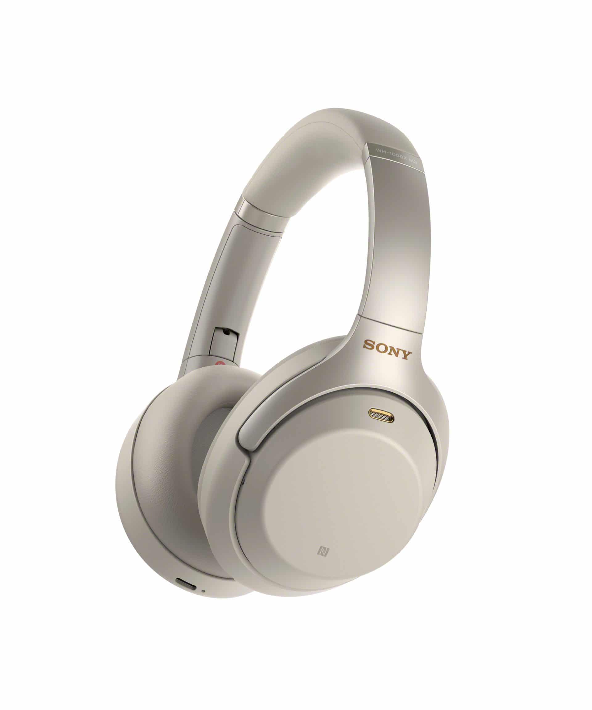 Sony Noise Canceling Headphones silver