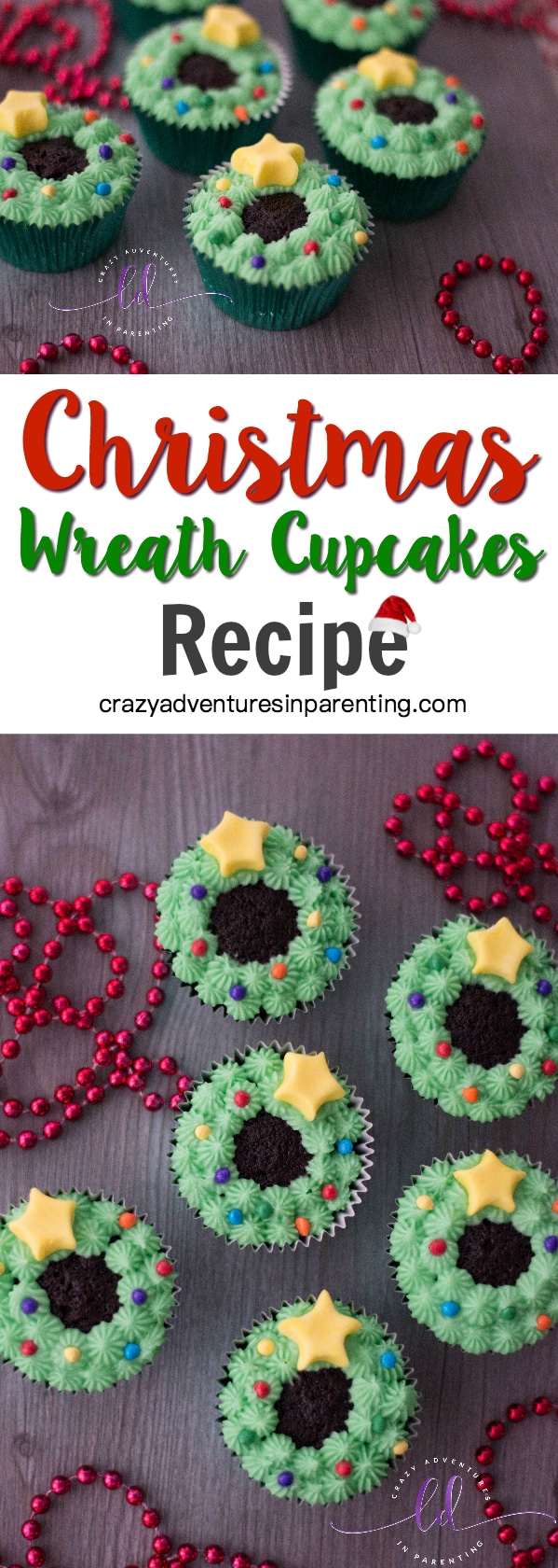 Christmas Wreath Cupcakes Recipe