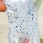 DIY Frozen Slime Recipe with Glitter