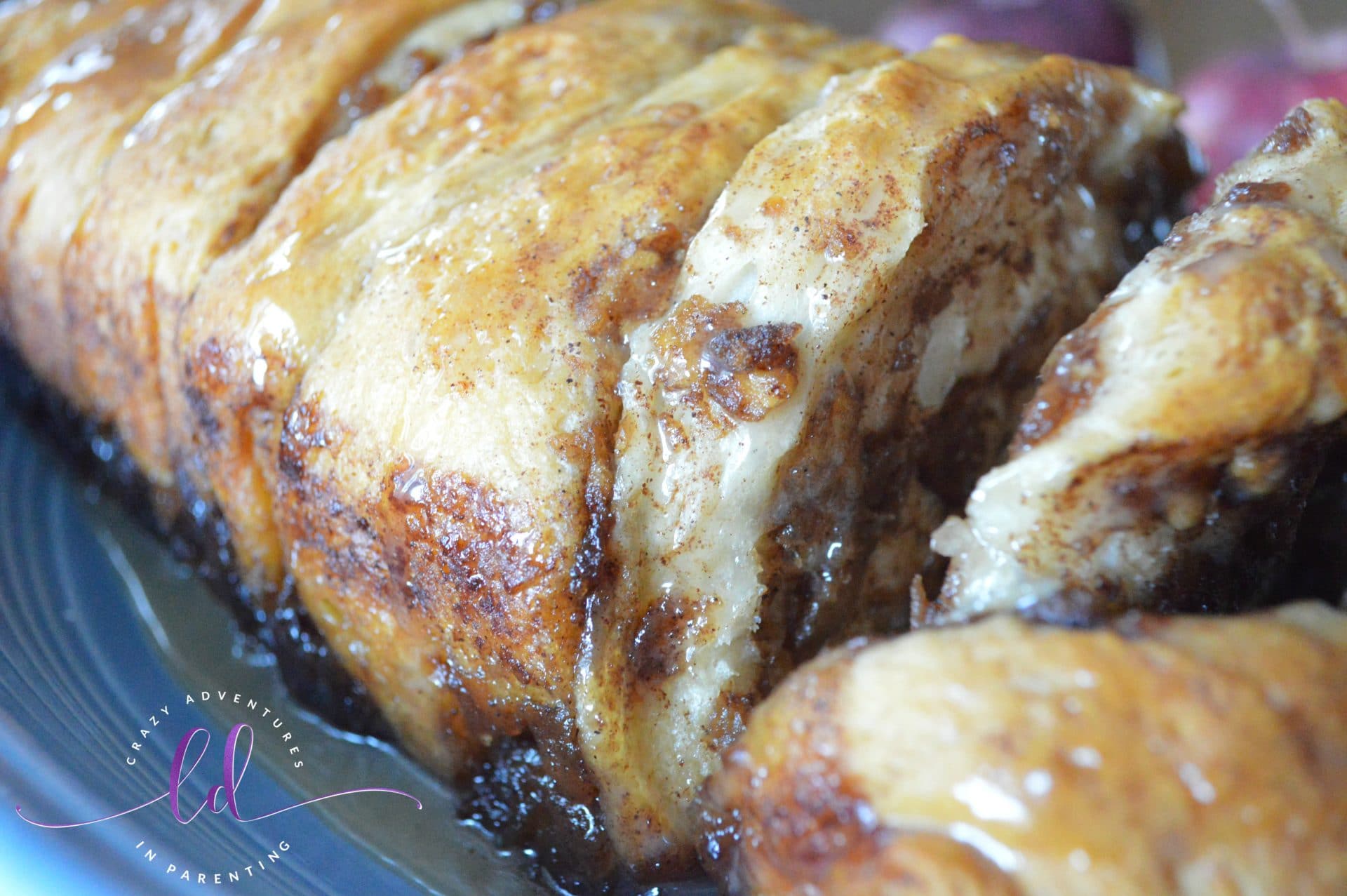 Easy Apple Fritter Pull Apart Bread