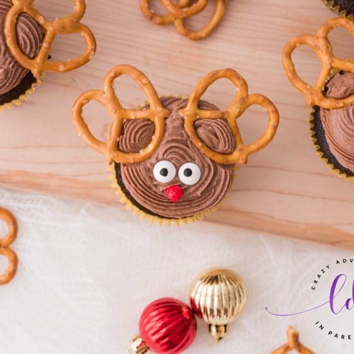 Easy Reindeer Cupcakes