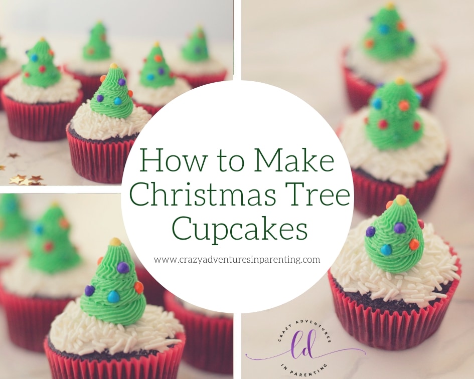 How to Make Christmas Tree Cupcakes