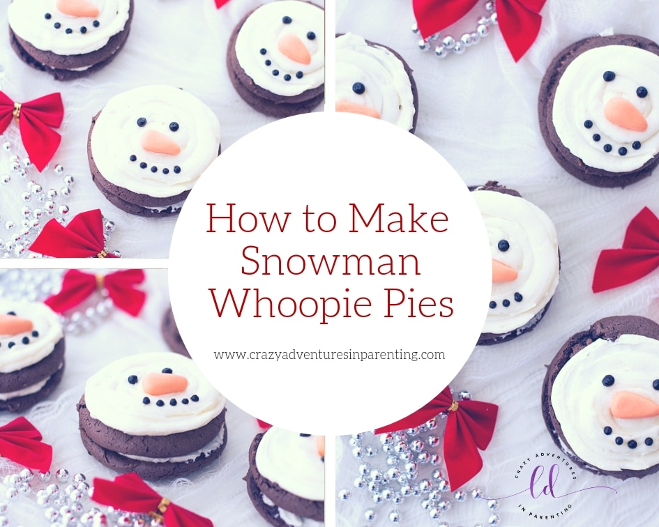 How to Make Snowman Whoopie Pies