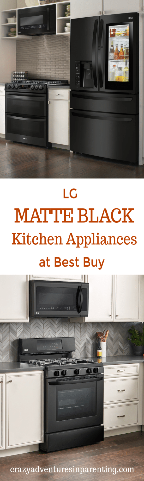 Gorgeous LG Matte Black Kitchen Appliances at Best Buy ...