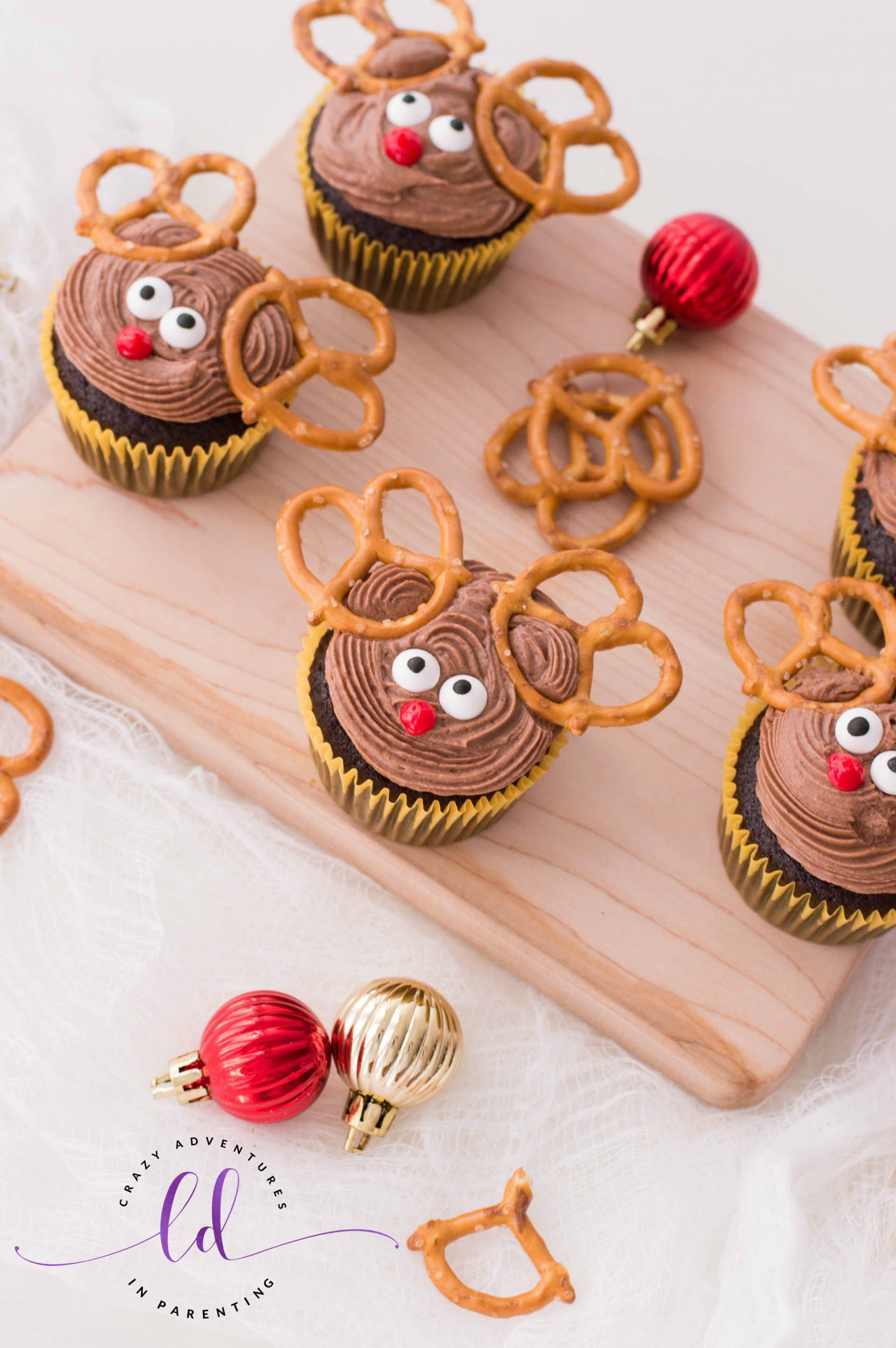 Simple Reindeer Cupcakes Recipe