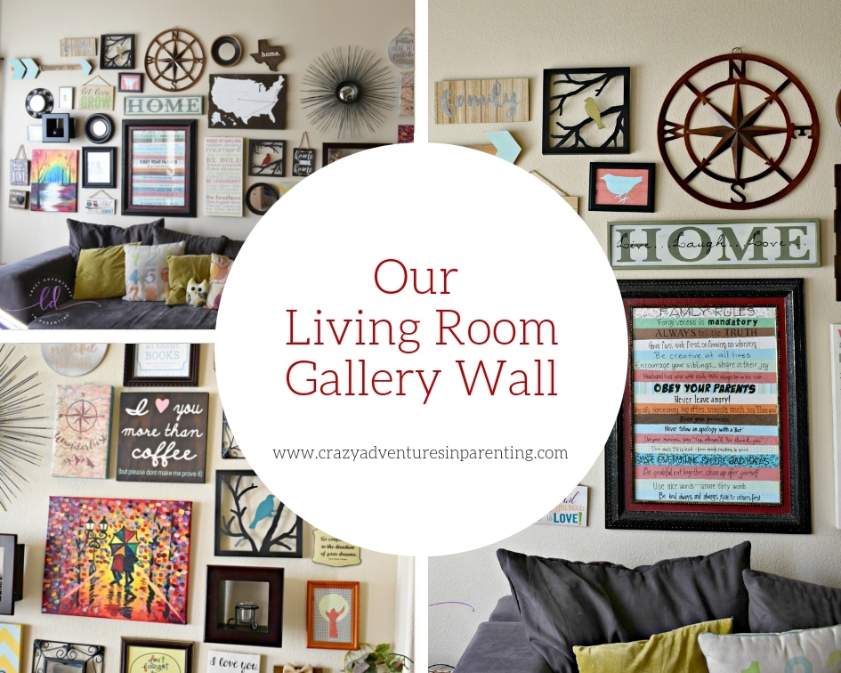 A Look at Our Living Room Gallery Wall
