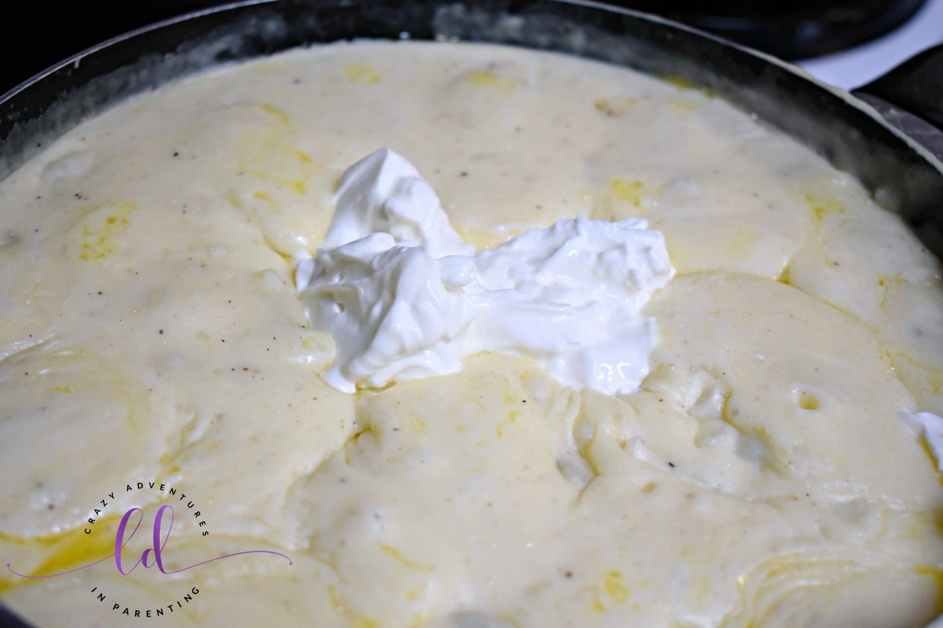 Add Sour Cream to Best Potato Soup Ever
