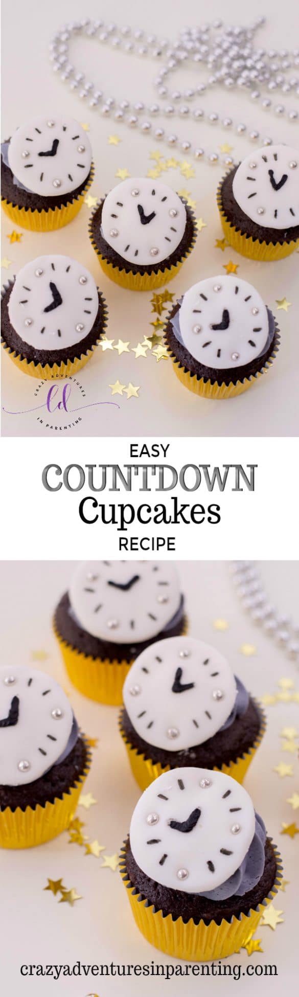 Countdown Cupcakes for New Year's Crazy Adventures in Parenting