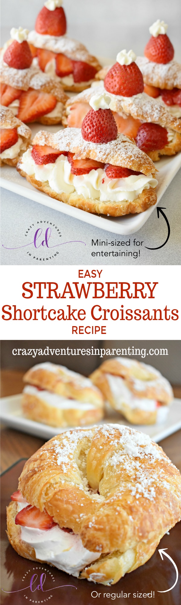 Easy Strawberry Shortcake Croissants Recipe Made Two Ways