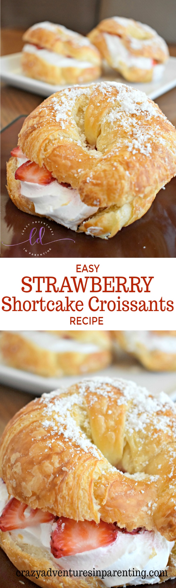 Easy Strawberry Shortcake Croissants Recipe