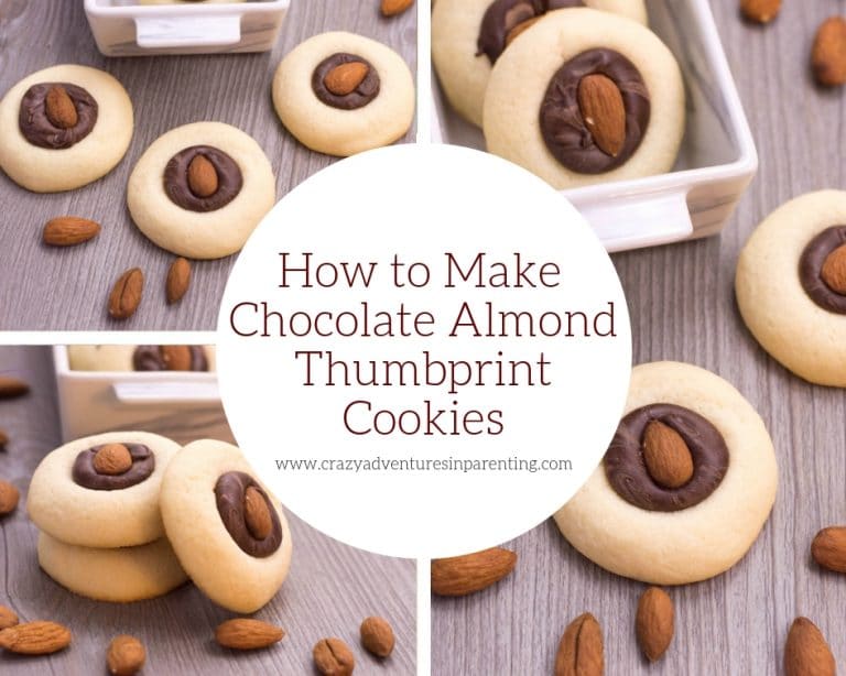 Chocolate Almond Thumbprint Cookies Crazy Adventures in Parenting