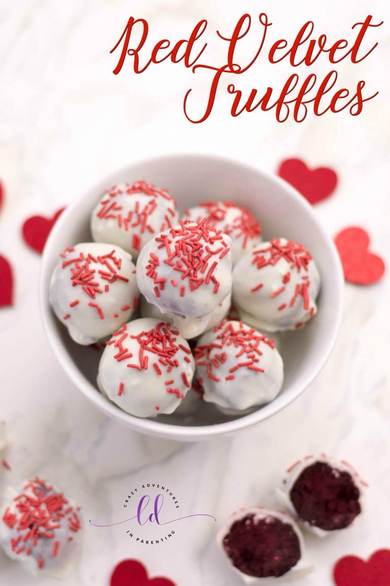 Red Velvet Truffles Recipe Crazy Adventures in Parenting