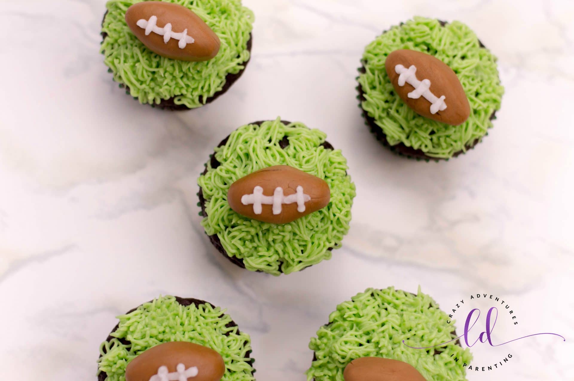 Simple Football Cupcakes Recipe