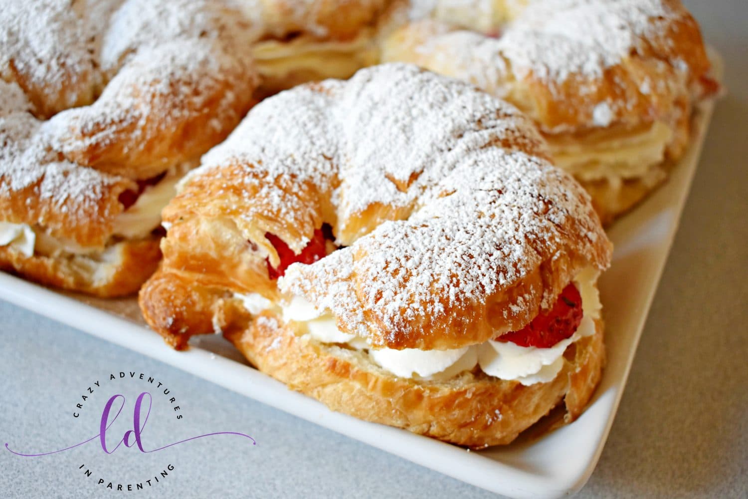 Easy Strawberry Shortcake Croissants Crazy Adventures in Parenting