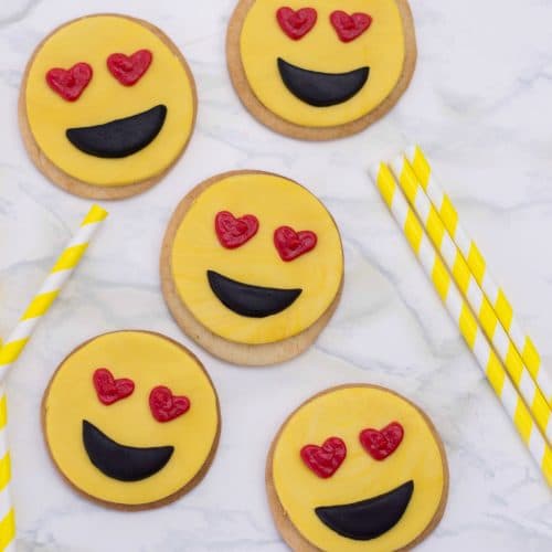 Heart Eyes Emoji Cookies Recipe