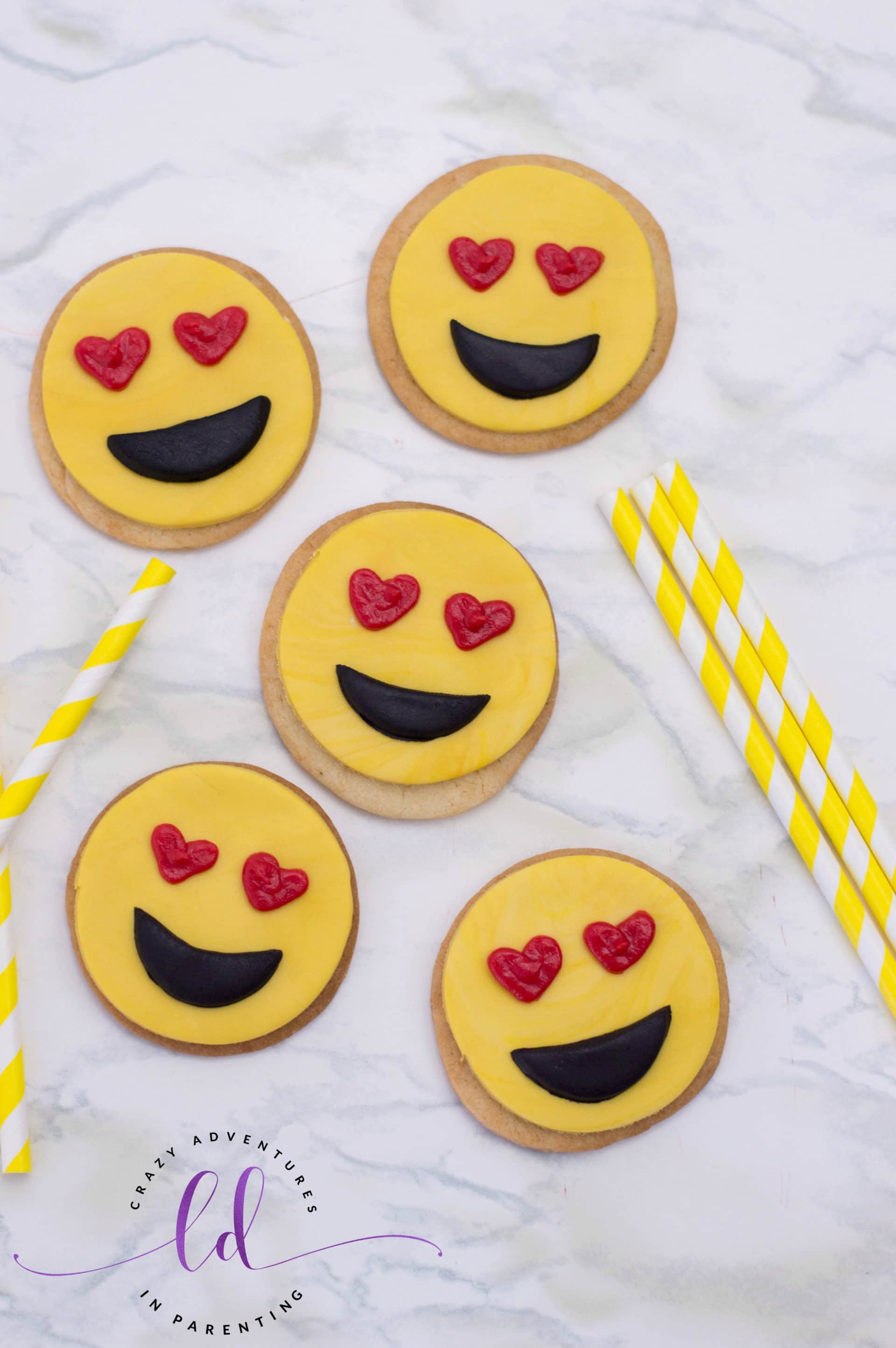 Heart Eyes Emoji Cookies Recipe