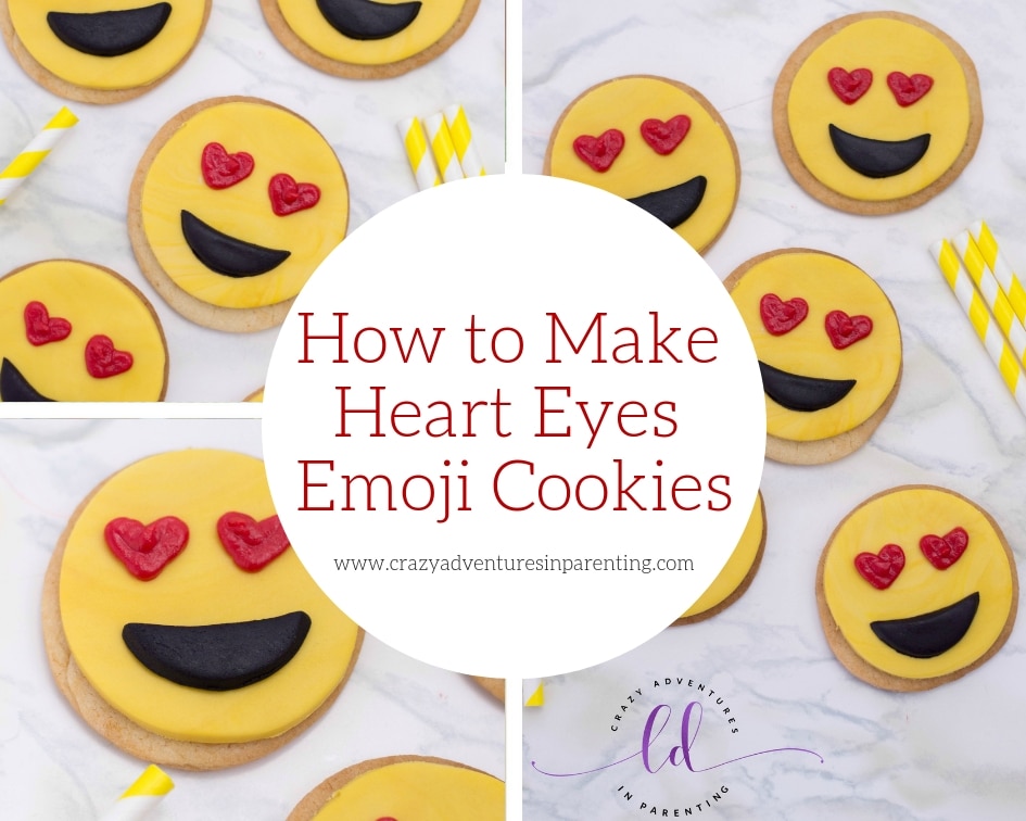 How to Make Heart Eyes Emoji Cookies