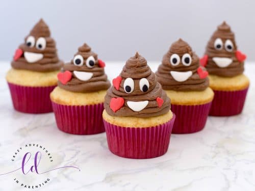 Big Dot of Happiness Party 'Til You're Pooped - Cupcake Toppers Poop Emoji  Treat Picks 24 Ct, 24 Count - Fry's Food Stores