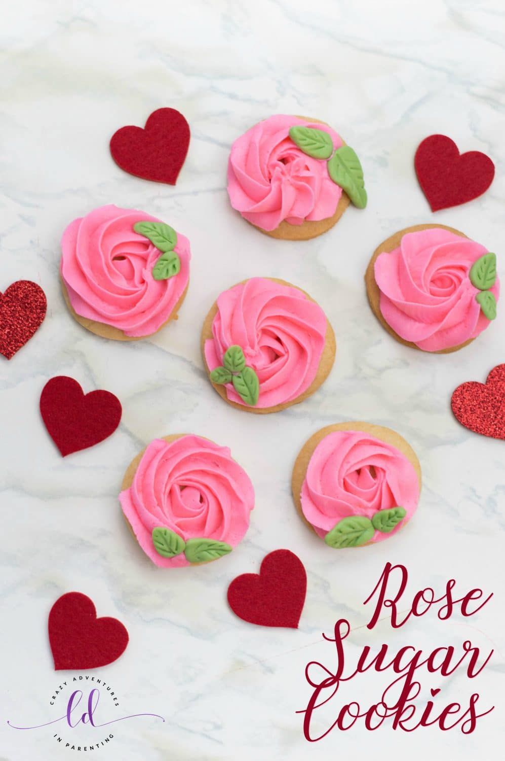 Rose Sugar Cookies