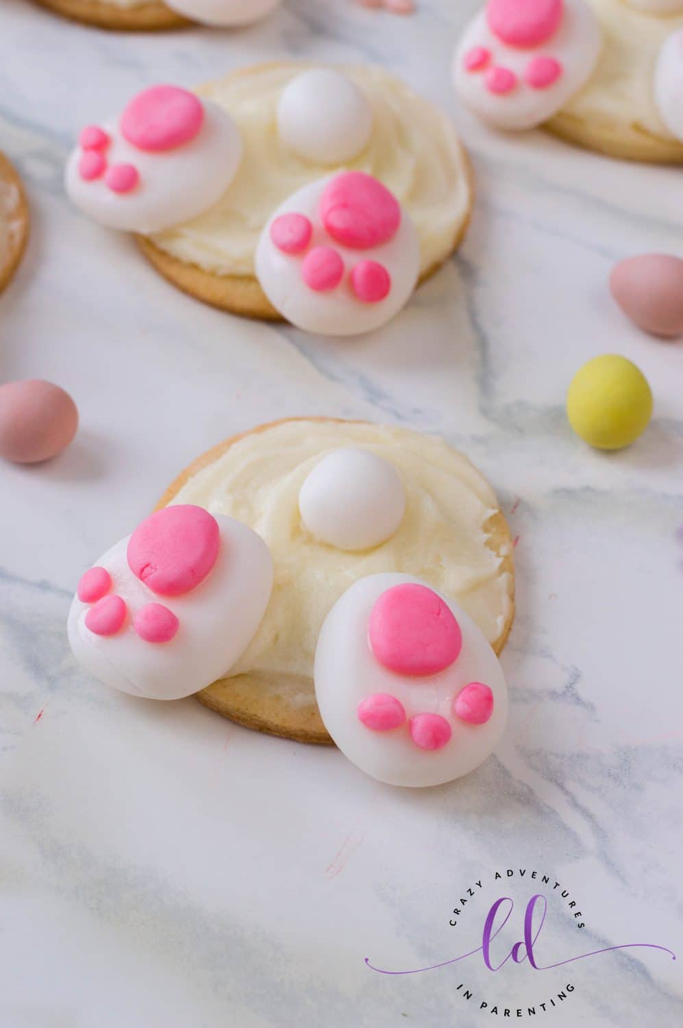 Bunny Butt Cookies for Easter