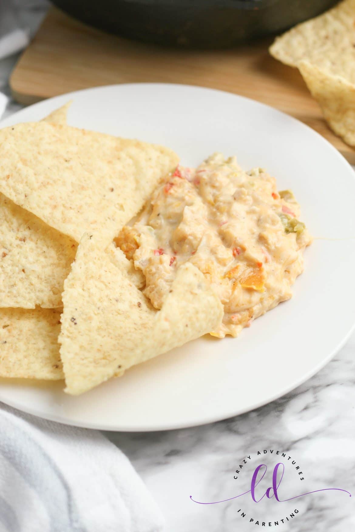 Chicken Fajita Queso Dip - Great for Football and Entertaining! | Crazy ...