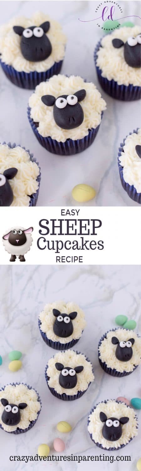 Easy Sheep Cupcakes Recipe