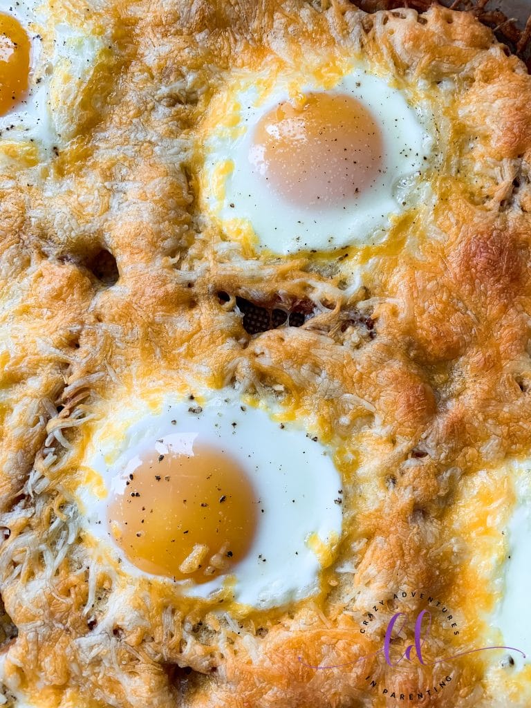 Sheet Pan Cheesy Baked Egg Toast Crazy Adventures in Parenting