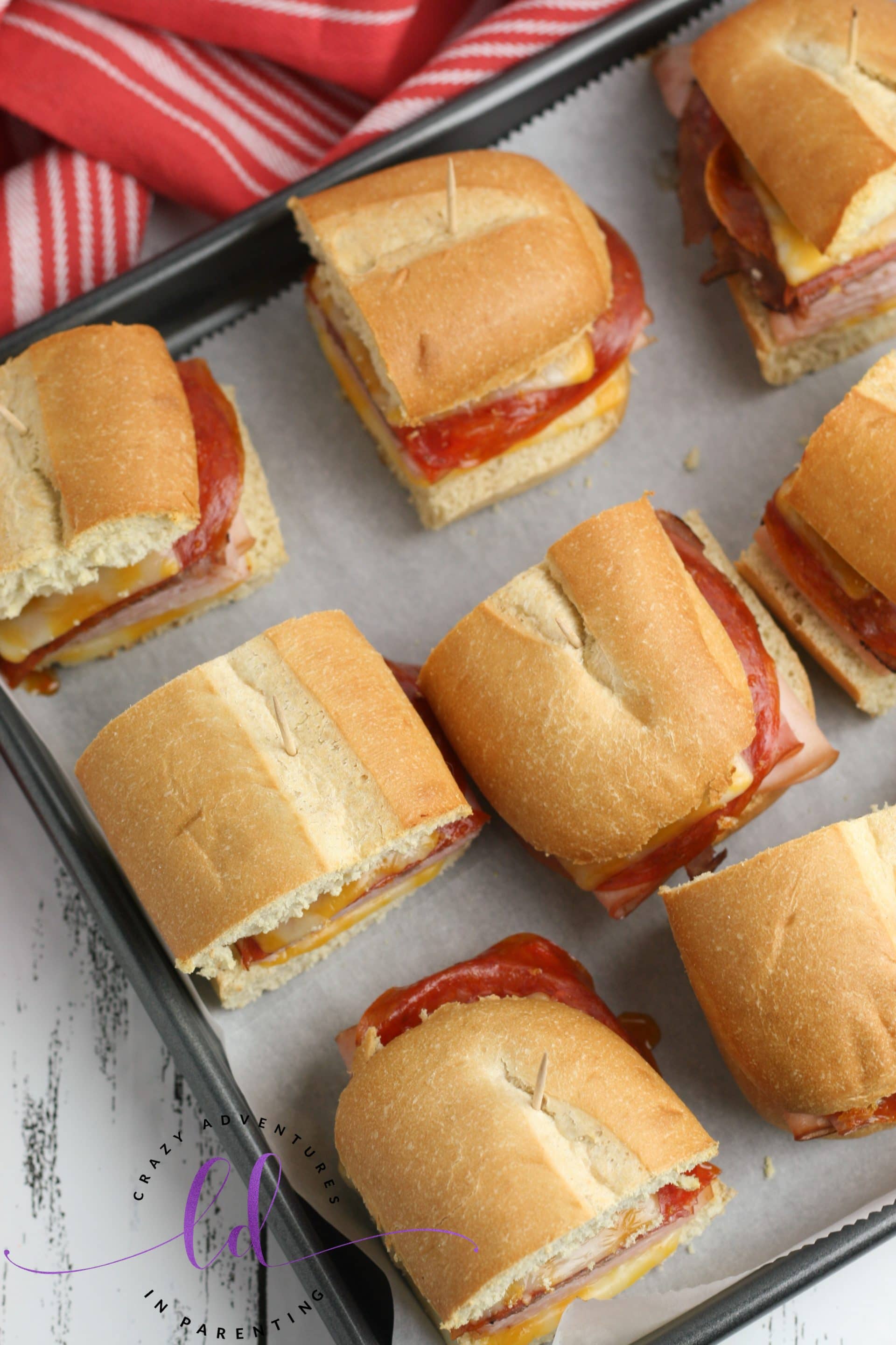 Mini Party Subs Great for Parties! Crazy Adventures in Parenting