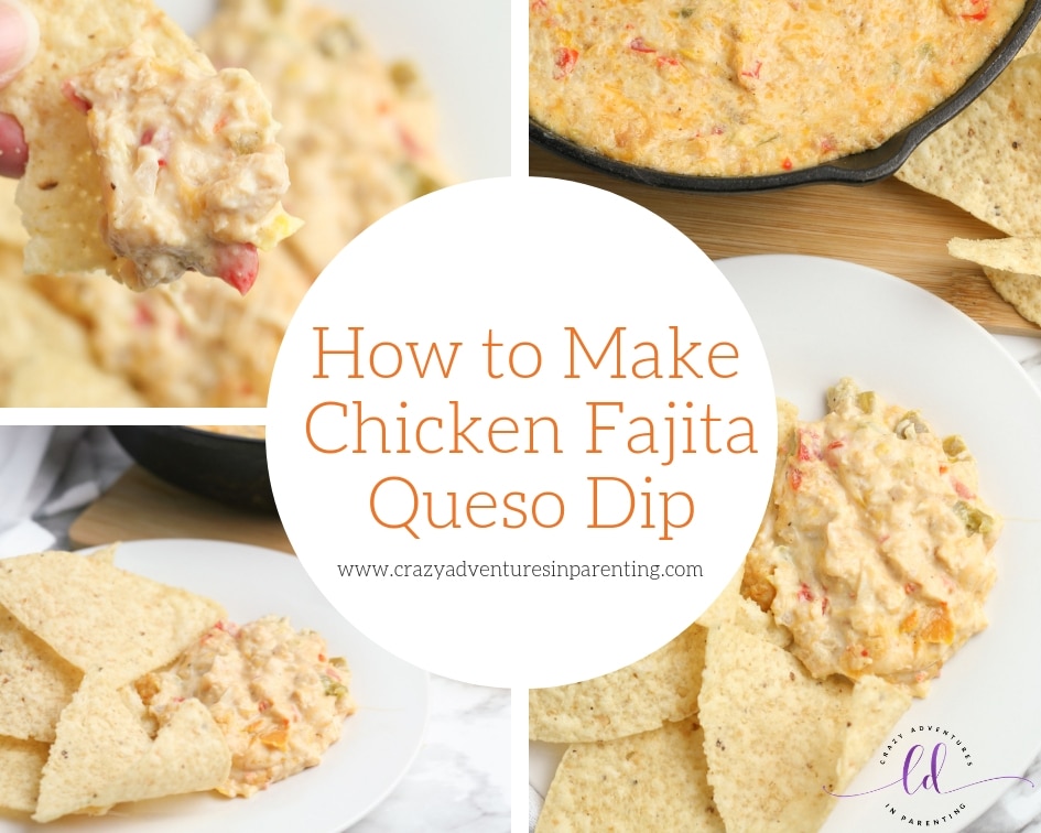 How to Make Chicken Fajita Queso Dip