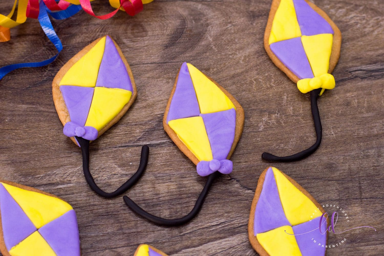 Kite Sugar Cookies for National Kite Day