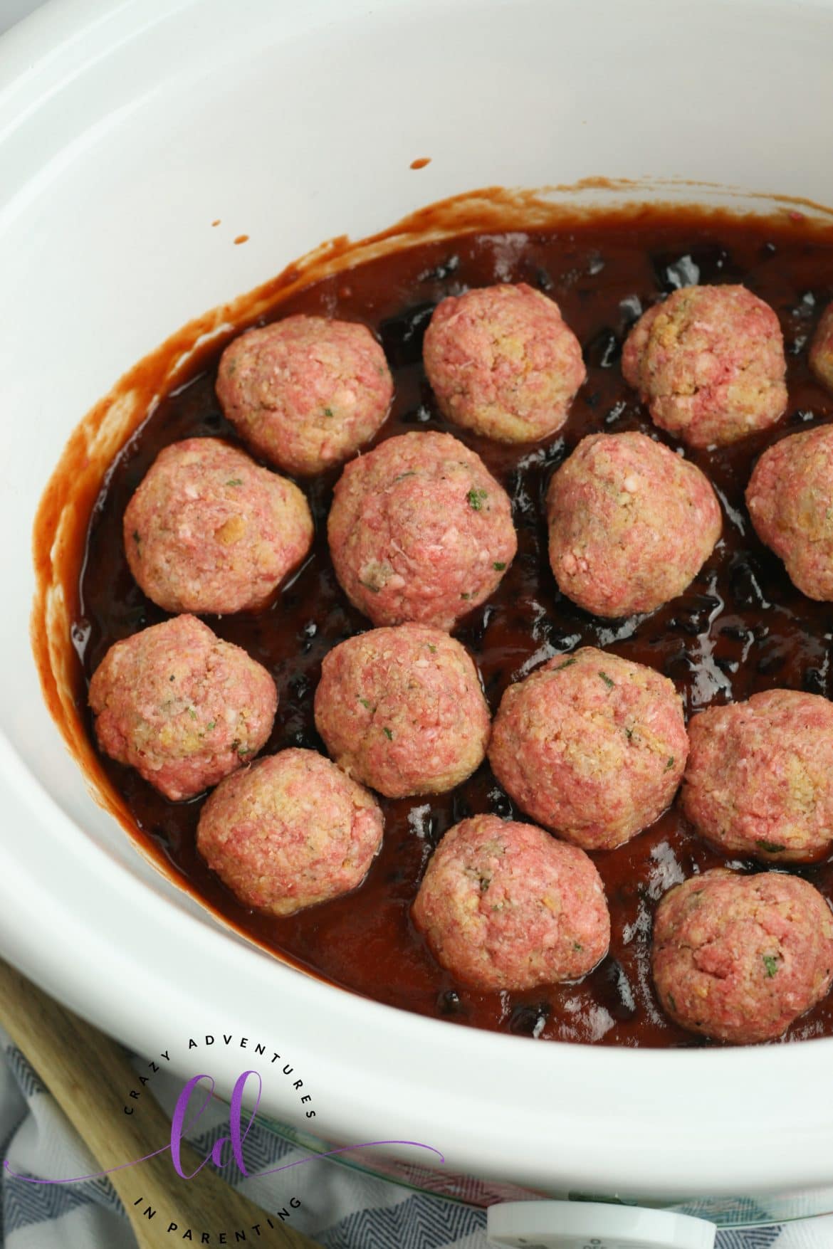 Slow Cooker Gluten Free Cocktail Meatballs Crazy Adventures in Parenting
