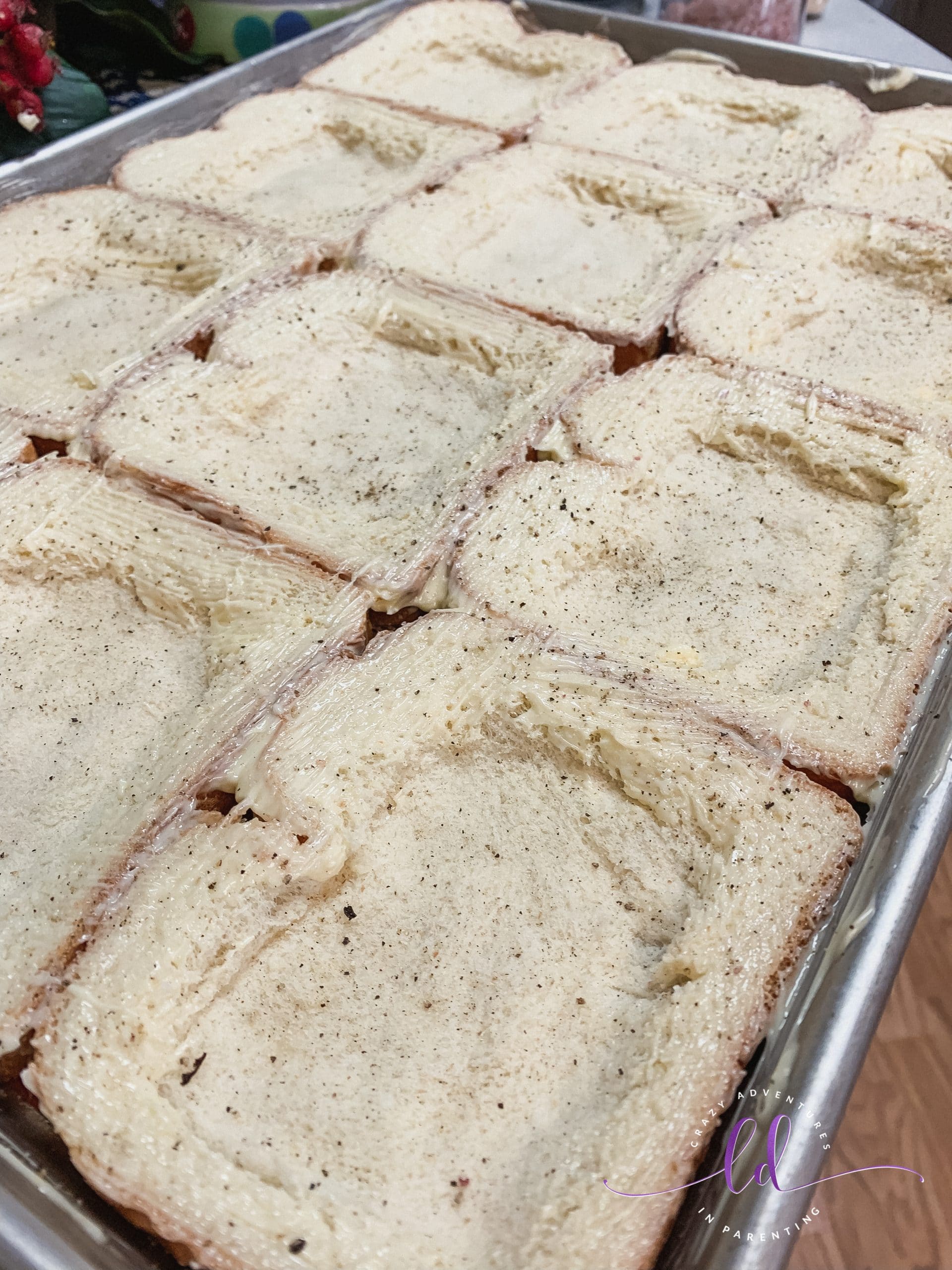 Sheet Pan Cheesy Baked Egg Toast Crazy Adventures in Parenting