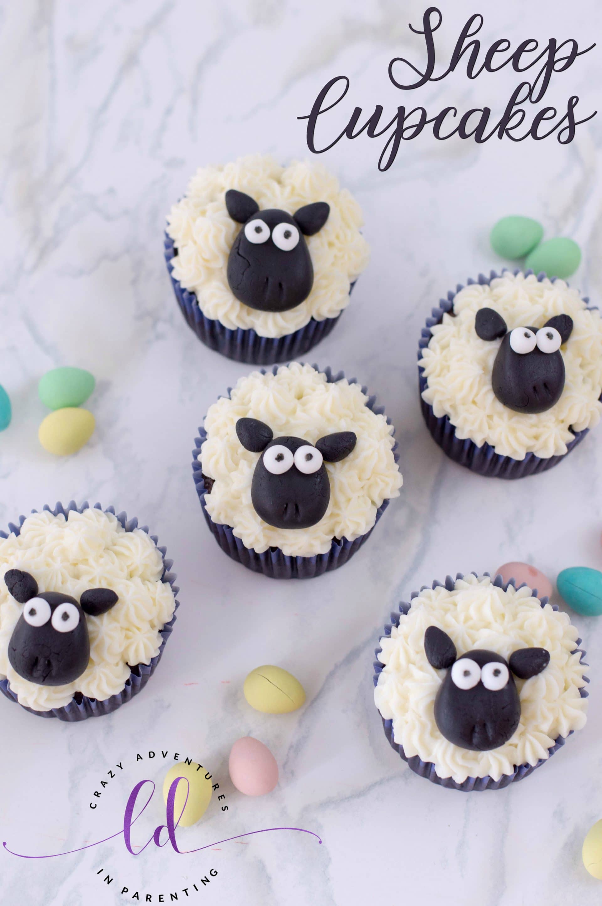 Sheep Cupcakes