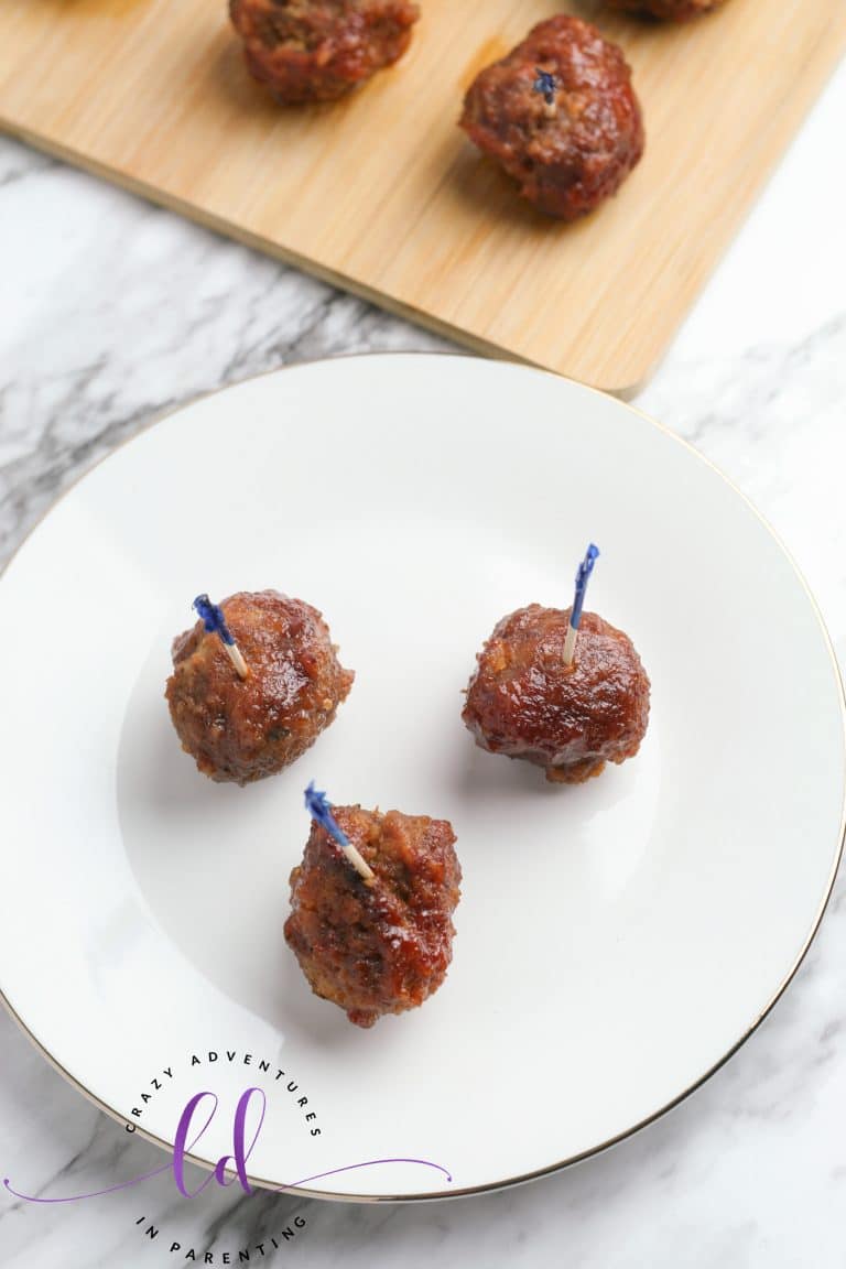 Slow Cooker Gluten Free Cocktail Meatballs Crazy Adventures in Parenting