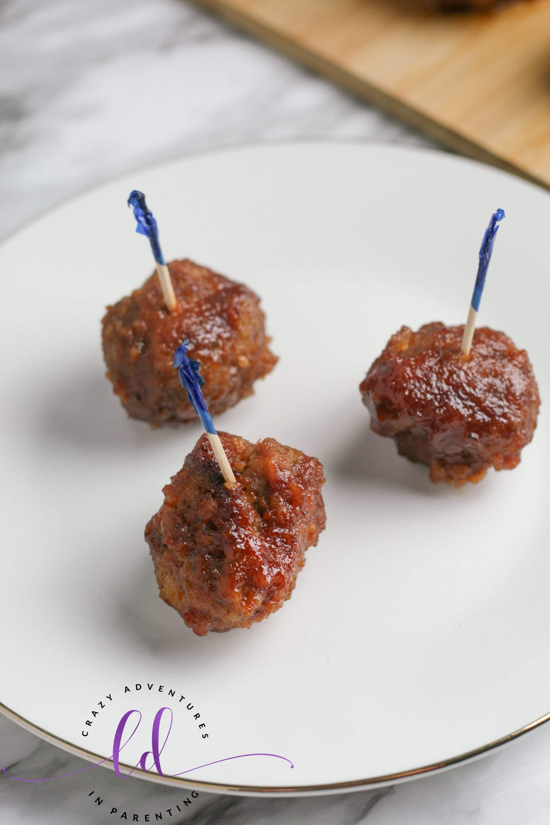 Slow Cooker Gluten Free Cocktail Meatballs Crazy Adventures in Parenting