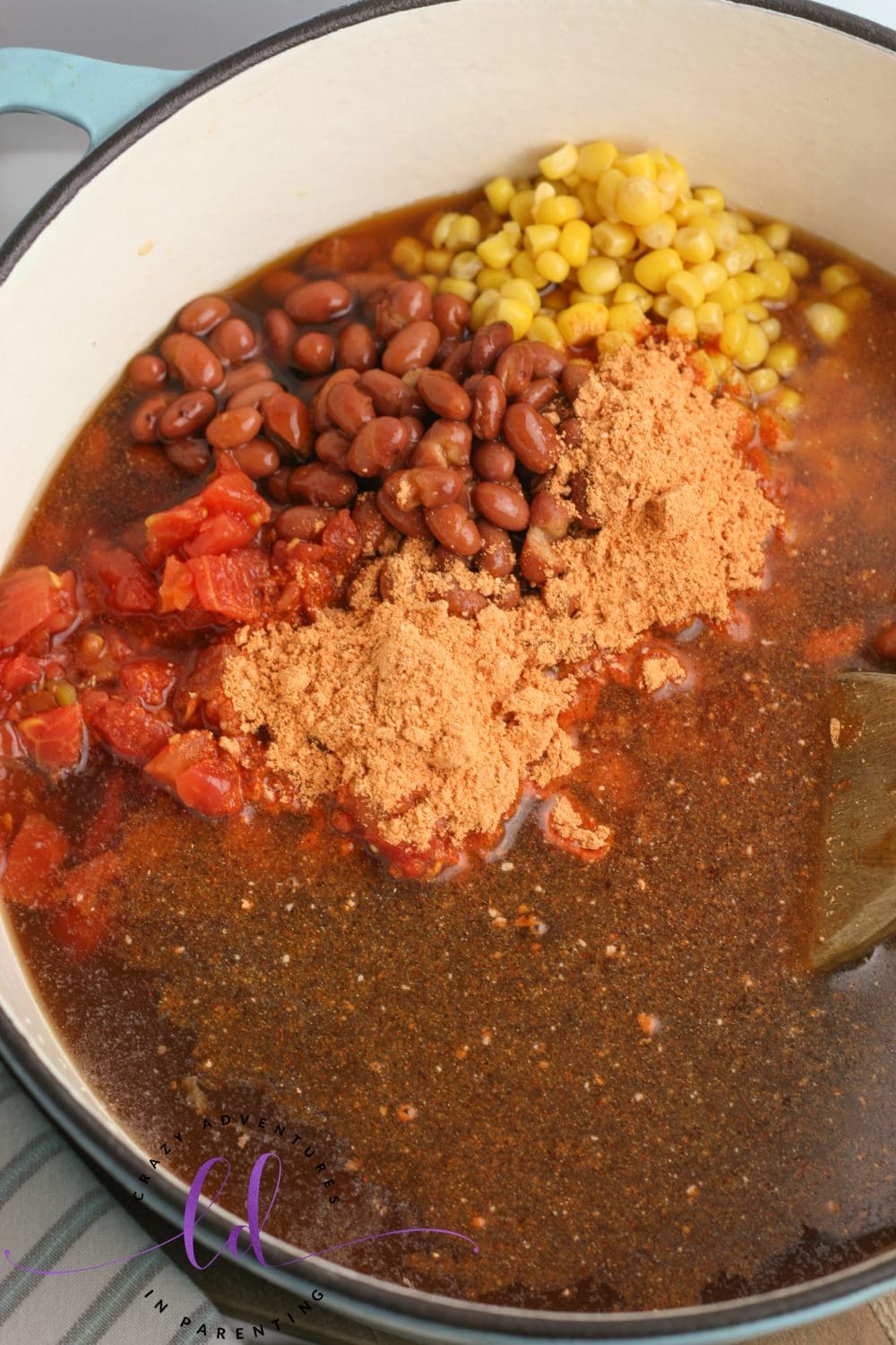 Add Seasoning to Easy Taco Soup