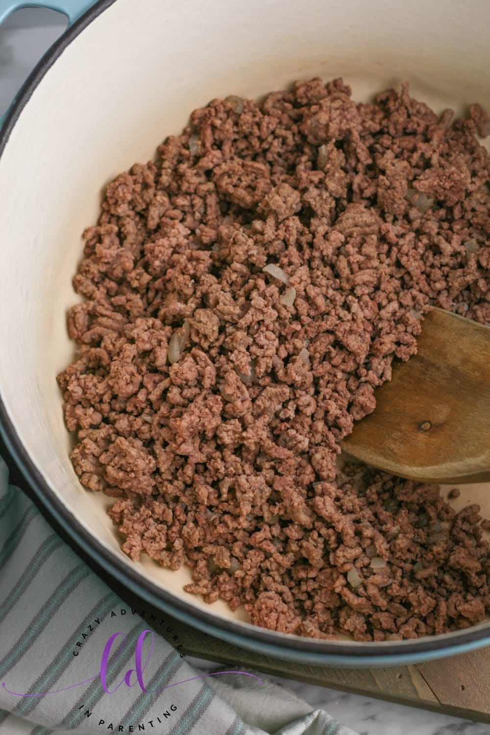 Brown Beef for Easy Taco Soup