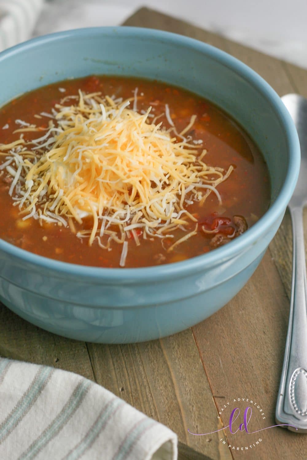 Cheesy Easy Taco Soup