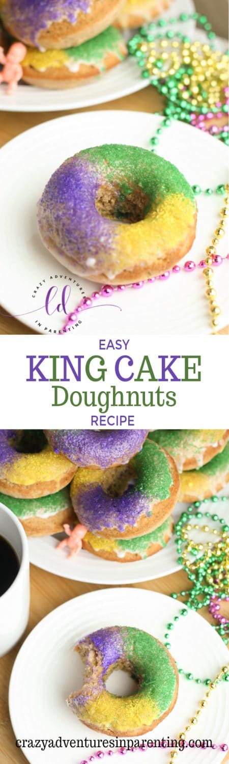 Easy King Cake Doughnuts Recipe