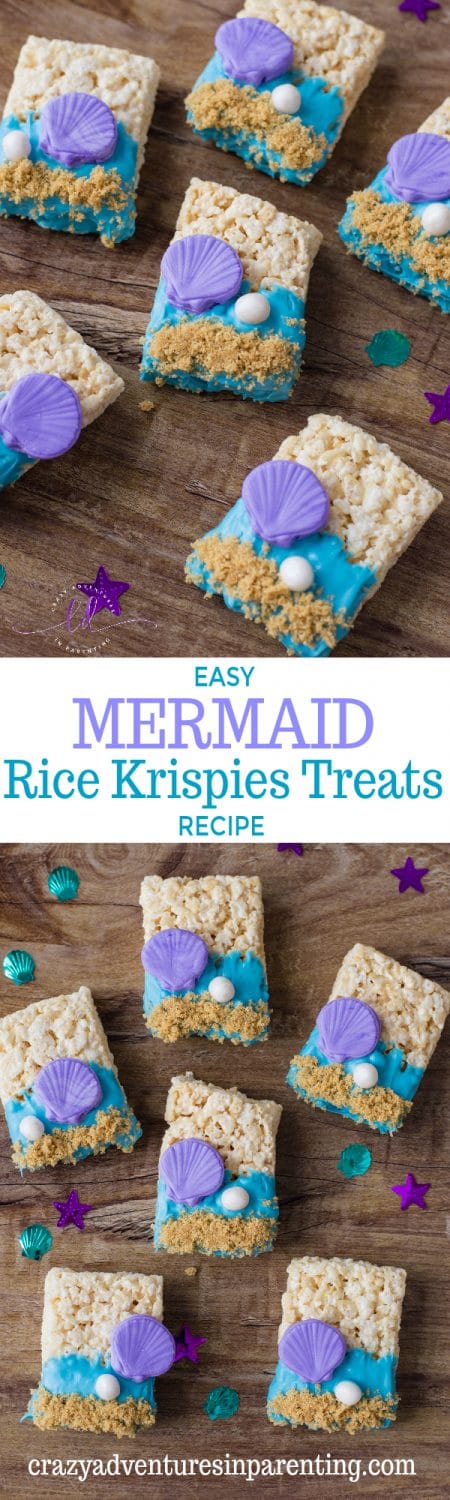 Easy Mermaid Rice Krispies Treats Recipes