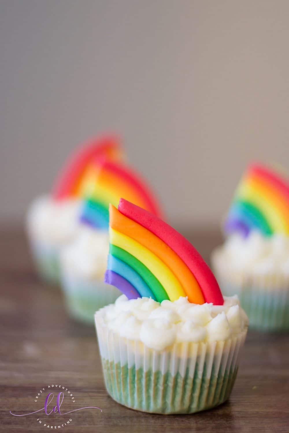 Gorgeous Rainbow Cupcakes