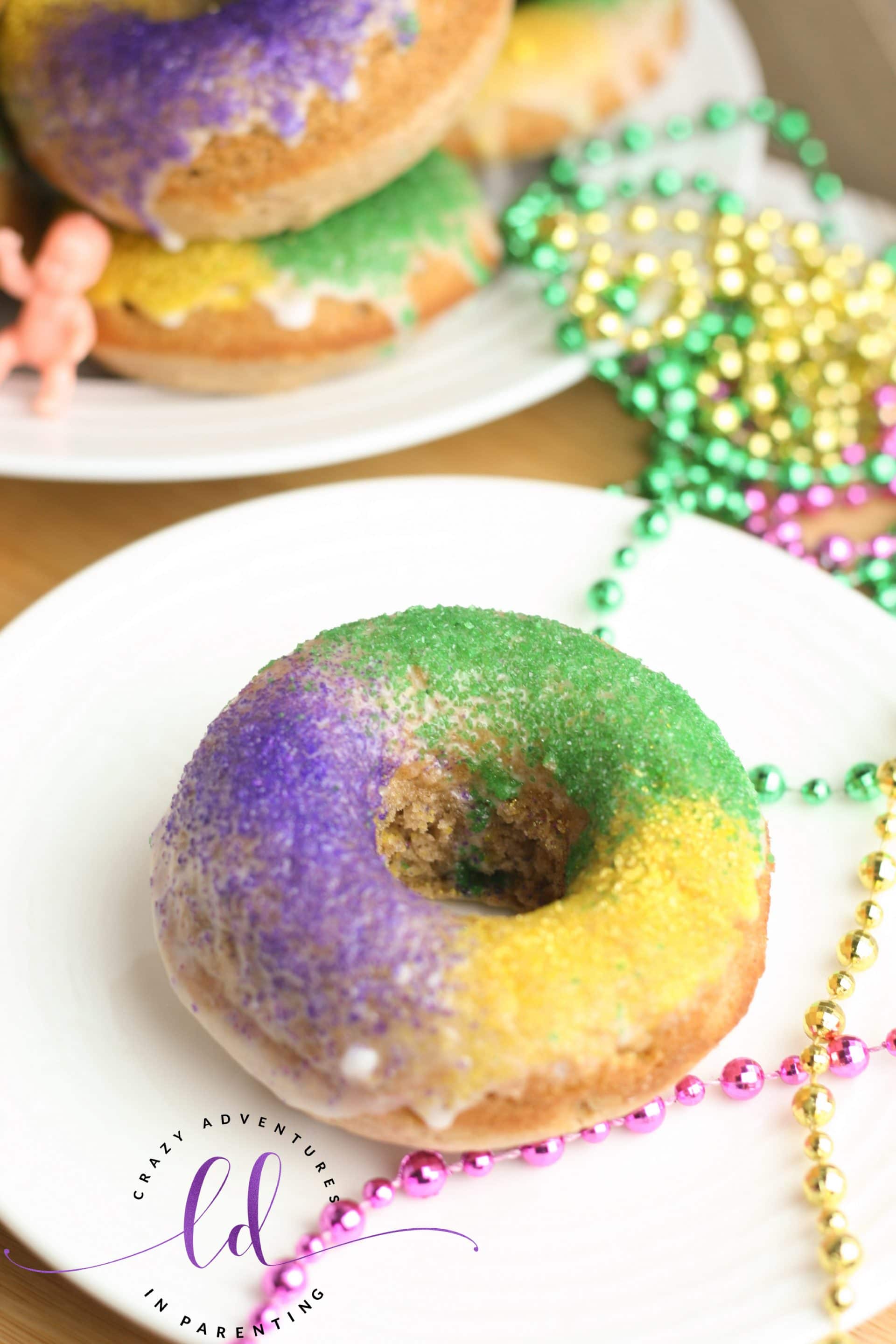 King Cake Doughnuts Crazy Adventures in Parenting