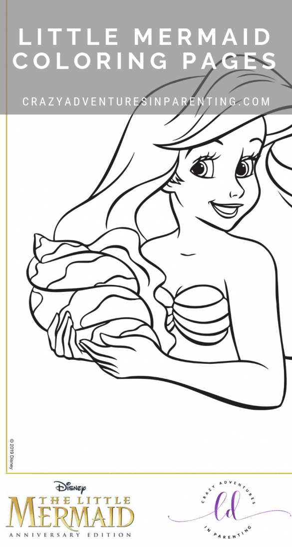 The Little Mermaid Coloring Pages And Activity Sheets 