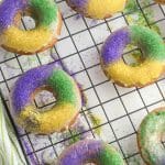 Sprinkles on King Cake Doughnuts