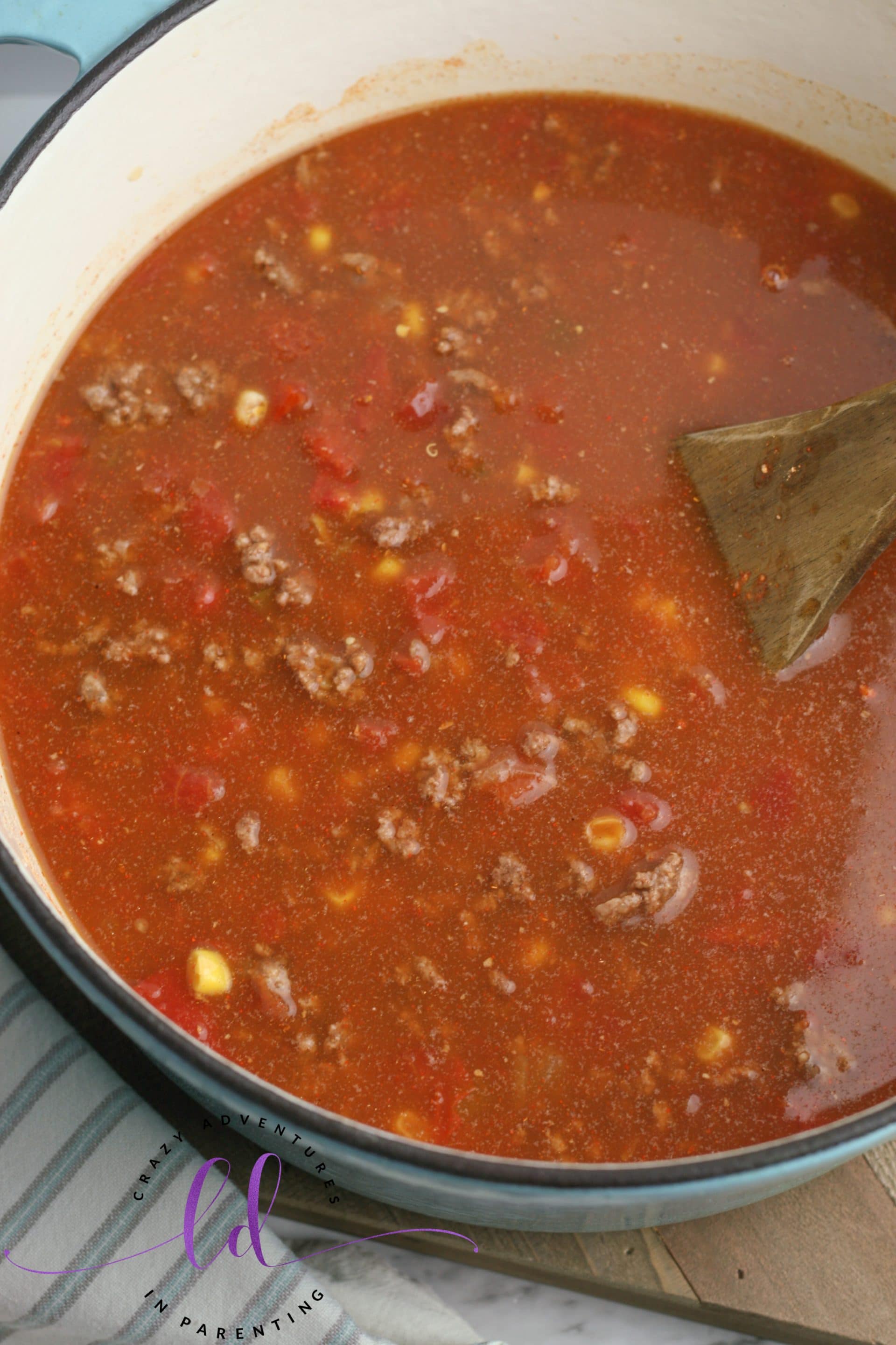 Easy Taco Soup | Crazy Adventures in Parenting