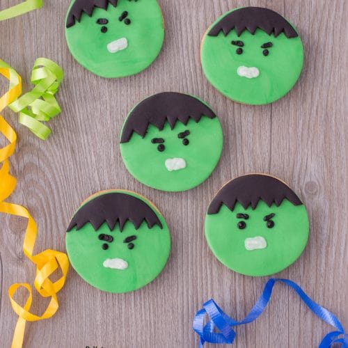 Avengers Hulk Cookies