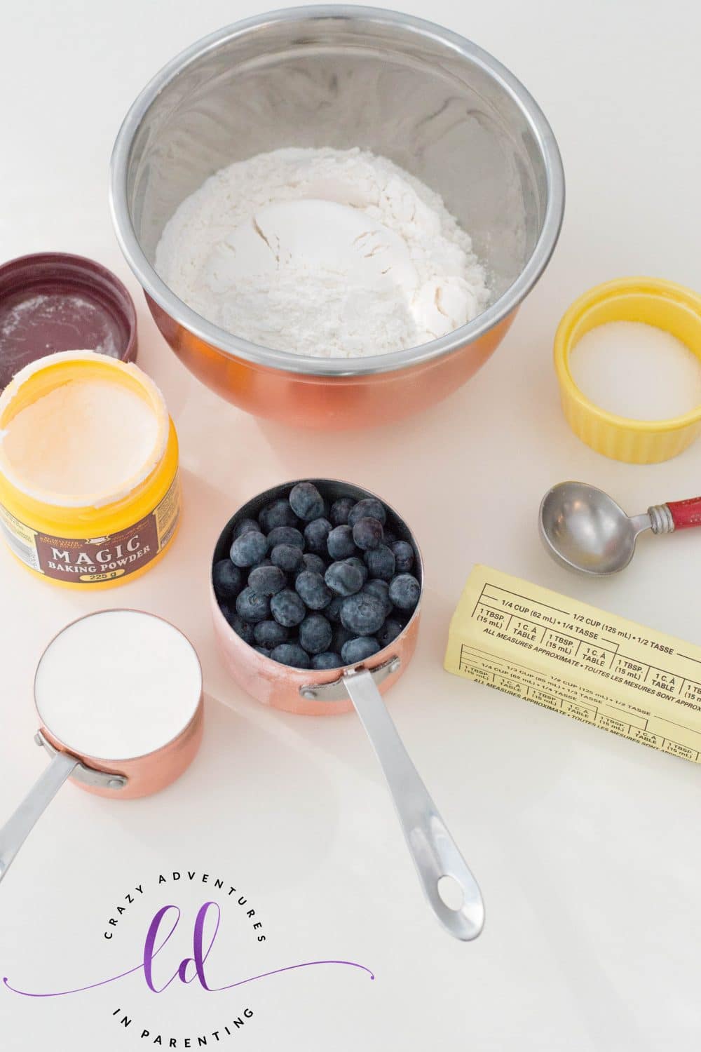 Blueberry Scones Ingredients