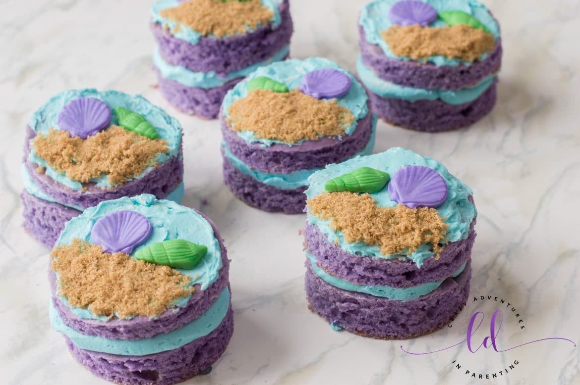 Mermaid Mini Cakes Crazy Adventures In Parenting