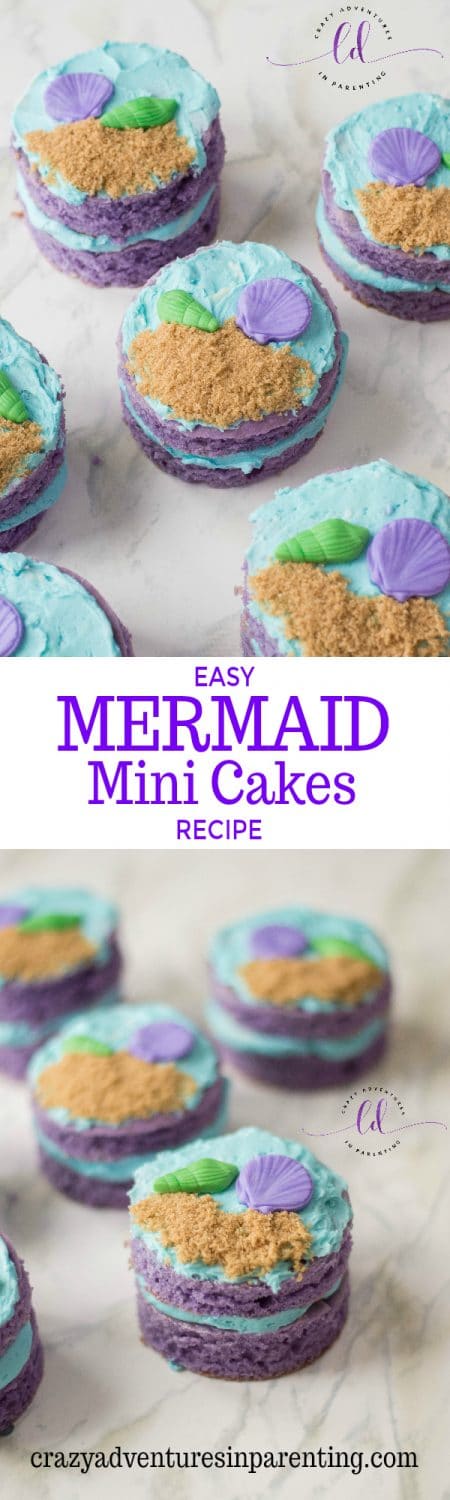 Easy Mermaid Mini Cakes Recipe
